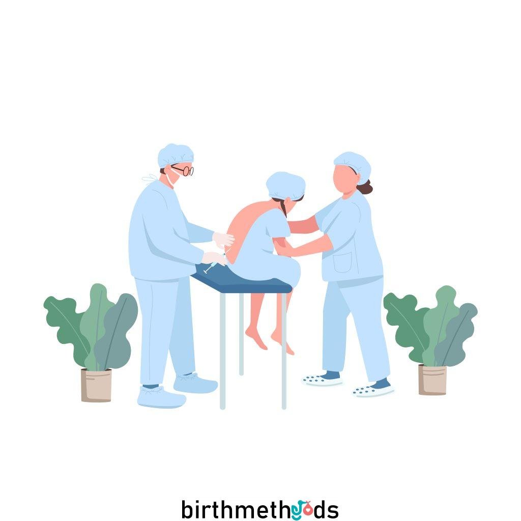 how to apply epidural normal childbirth, epidural cesarean section,